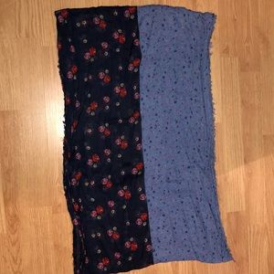 AEO flower infinity scarf